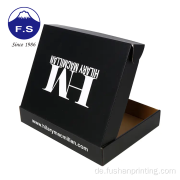 Luxus schwarzes Papppapierverpackungsbox für Pullover